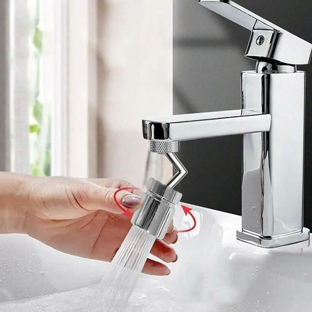 Универсальный фильтр для смесителя на 720 градусов распылитель против брызг воды