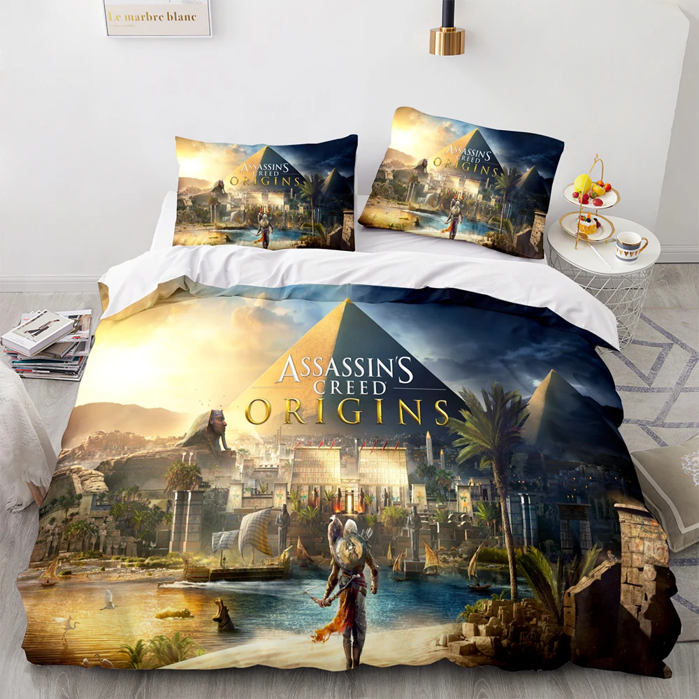 Комплект постельного белья Assassins Creed для односпальной и двухспальной кровати
