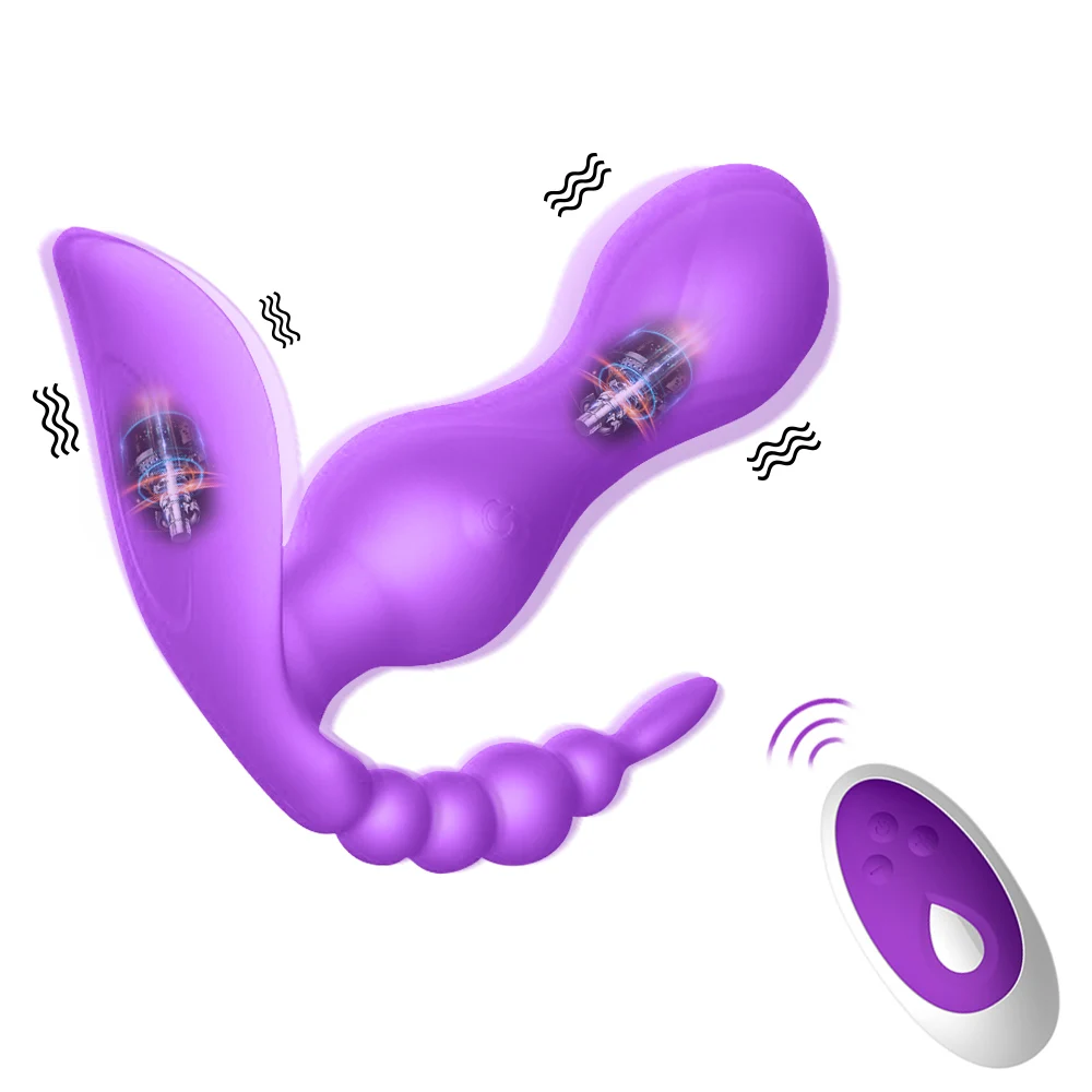 Носимый фаллоимитатор вибратор интимные игрушки для женщин беспроводной пульт