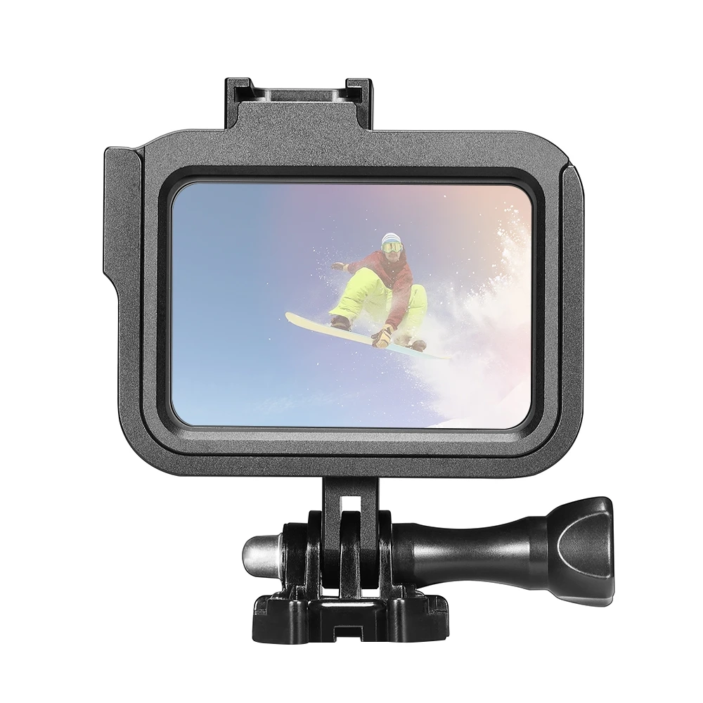 PULUZ для GoPro HERO8 черная стандартная рамка из алюминиевого сплава защитный чехол с