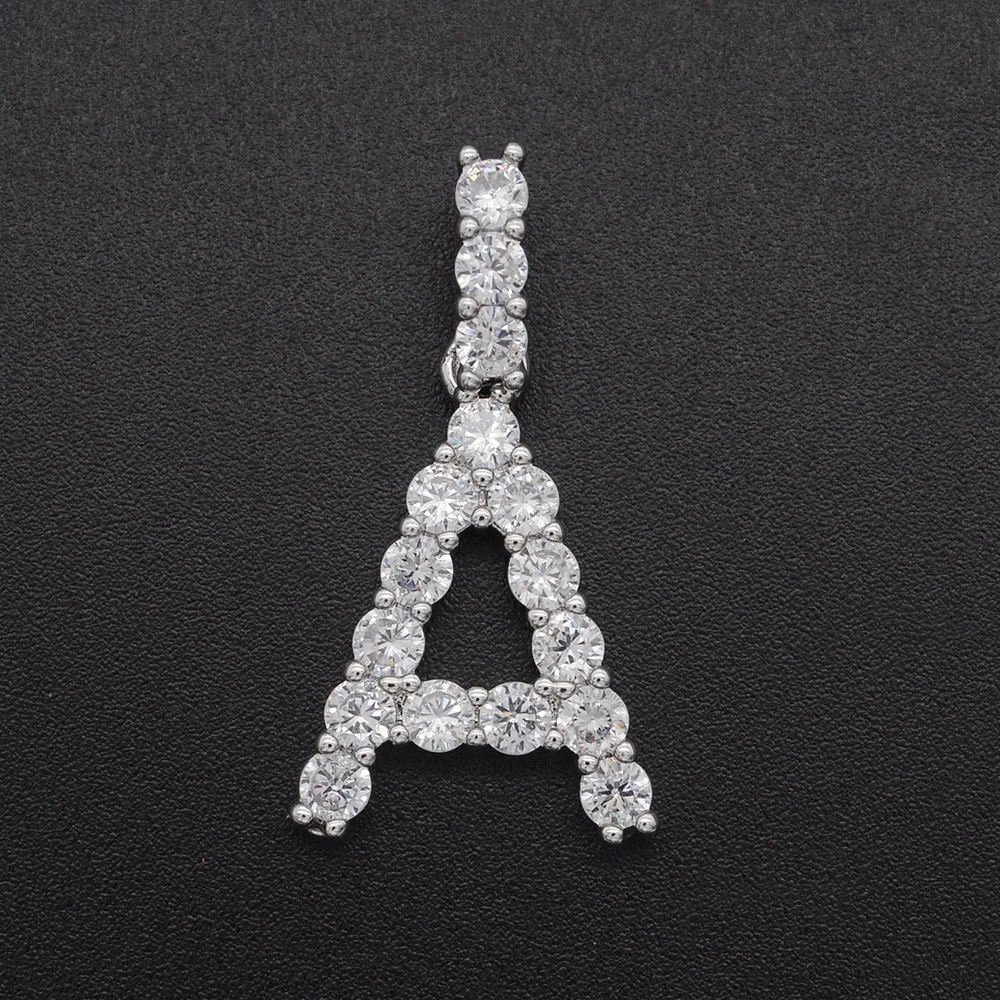 2020 Новая мода CZ Циркон Первоначальный Ожерелье с надписью женские A Z Алфавит Мода