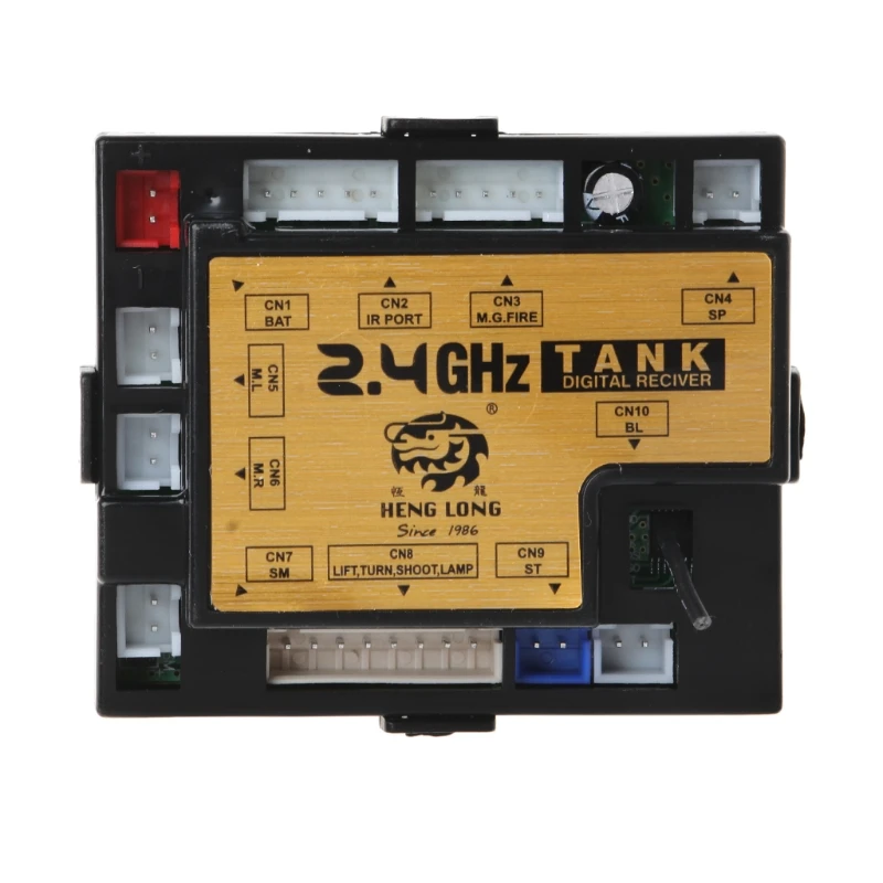 

2021 New RC Battle Tank 3818 2.4G Version-5.3 Receiver Board Accessories For Heng Long