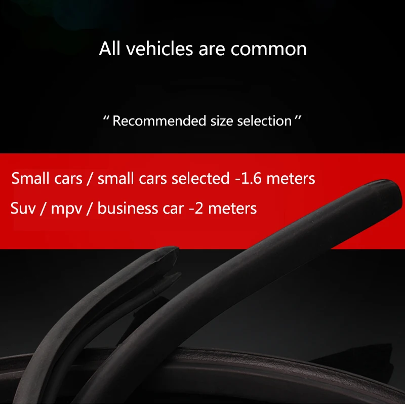 Автомобильная резиновая уплотнительная лента типа в 2x80 см ветрозащитные
