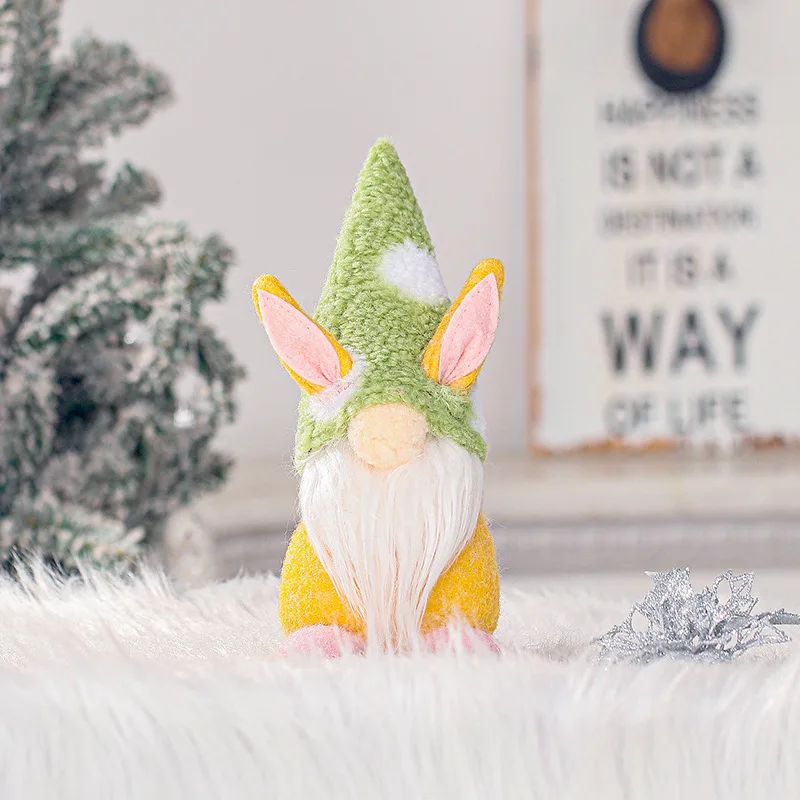 

Easter Faceless Doll Car Decoration Akcesoria Cartoon Rabbit Doll Decoration Holiday Decor Car Interior Accessories For Girls