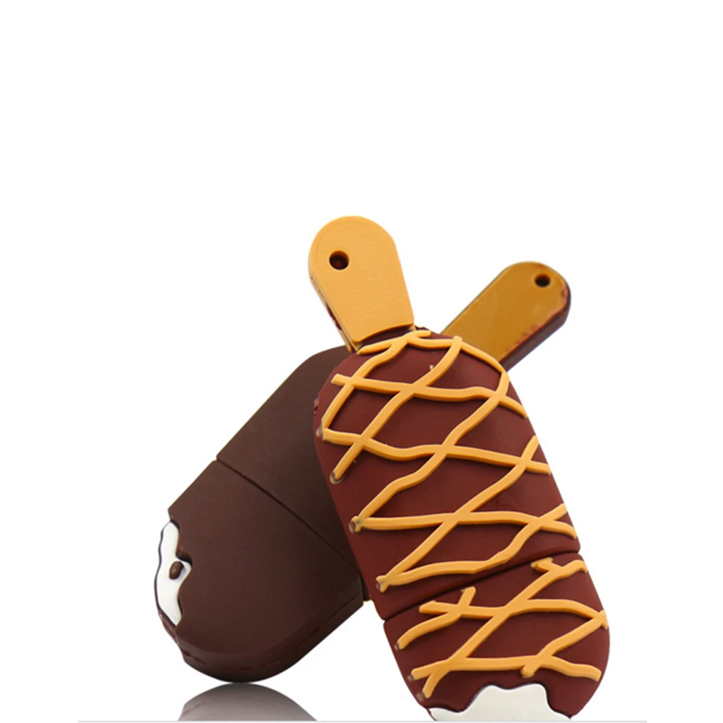 Cartoon Chocolate Ice Cream Written Test Drive 4gb 8gb 16gb 32gb 64gb 128gb Silicone USB 2.0 Pen | Компьютеры и офис