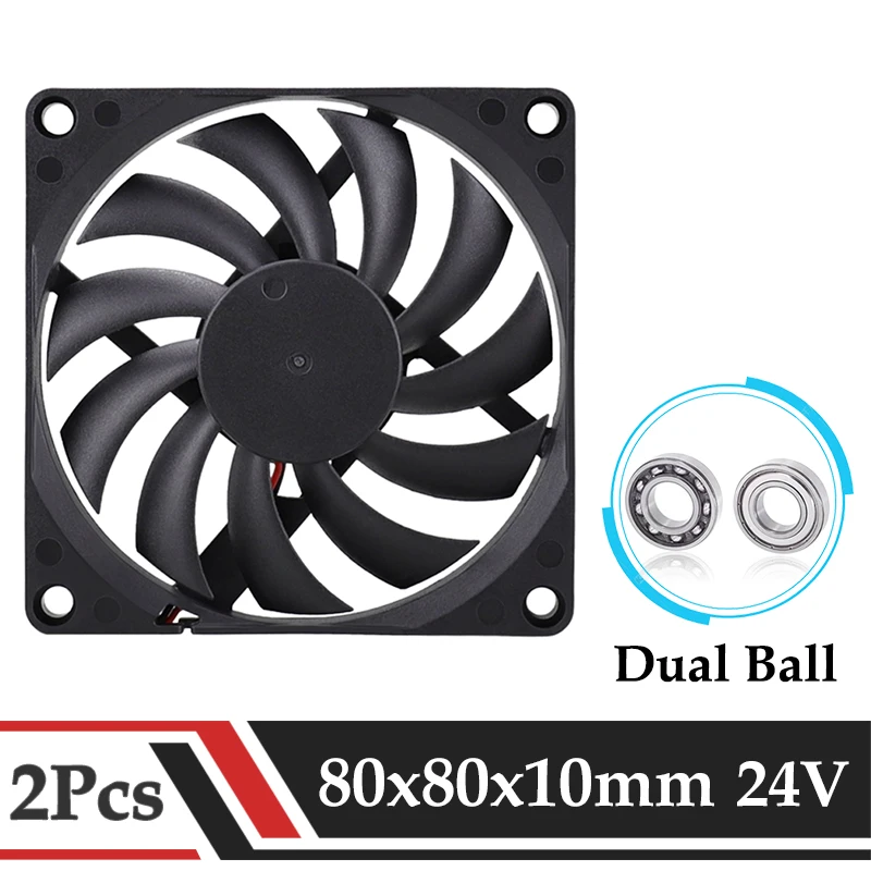 Fan 8cm Laptop Brushless Heatsink Fan