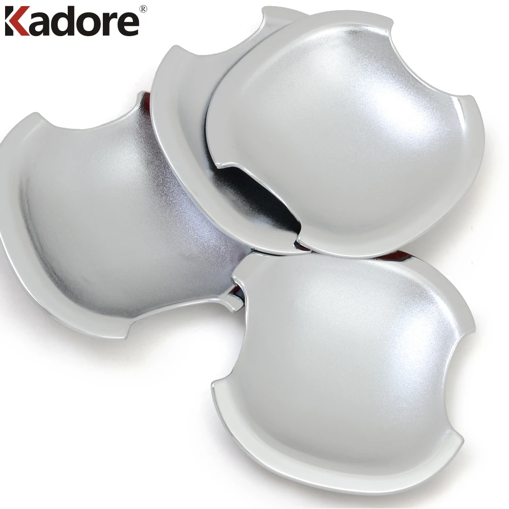 Хромированная накладка на дверную ручку для Hyundai Santa Fe 2010 2011 ABS|door handle bowl covers|chrome
