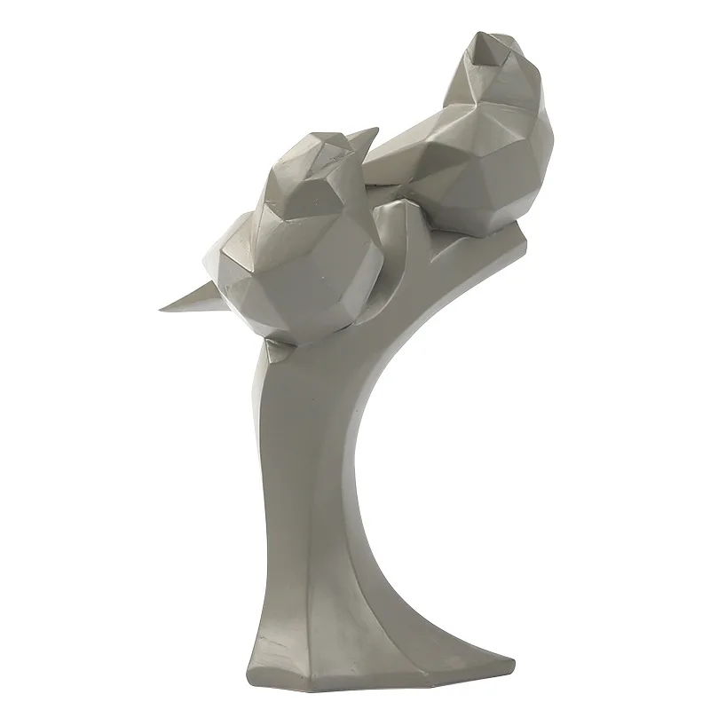 

European-style Creative Birds Resin Ornaments Bedroom Porch Desktop Personalized Handicraft Furnishings Home Living Craft Decor