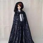 Шарнирная накидка волшебника, пальто, верхняя одежда синего цвета для мужчин 14, 13, 24 дюйма, 60 см, 70 см высотой, шарнирная кукла SD, MSD, SD17, DK, DZ, AOD, DD