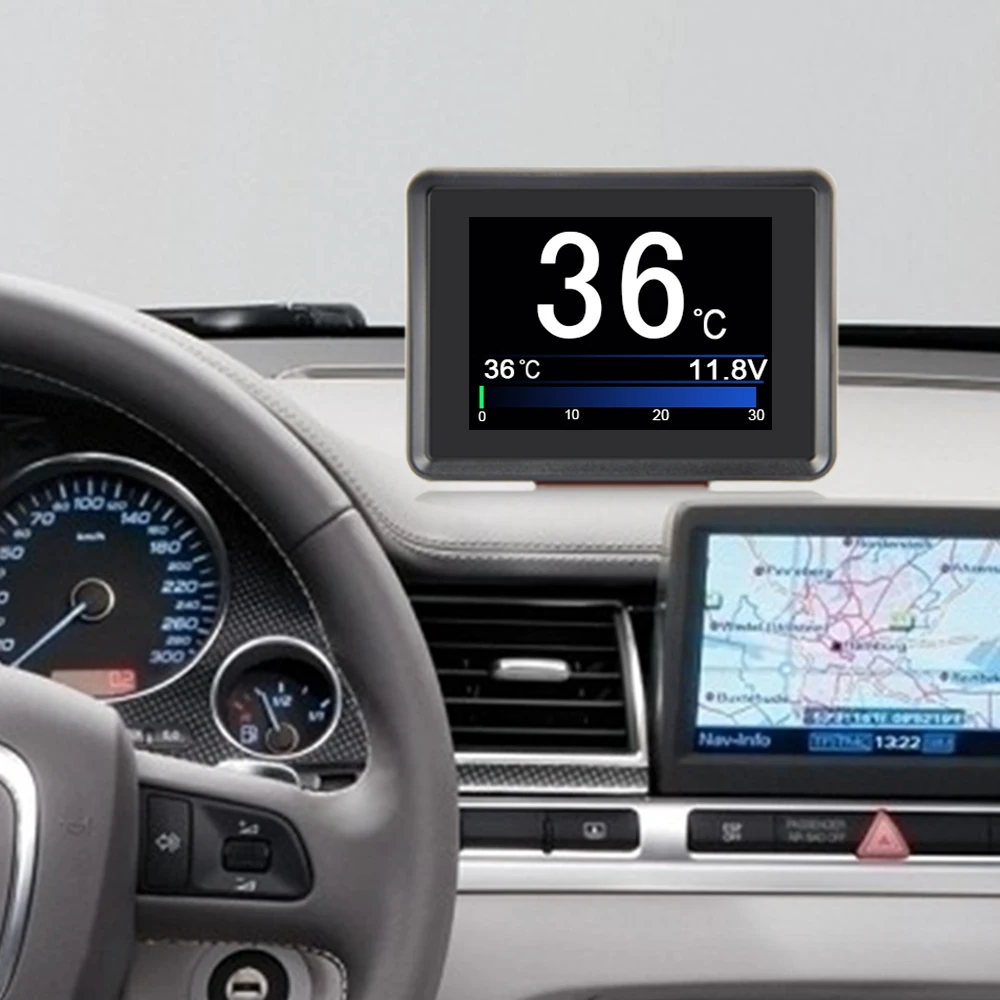 Автомобильный бортовой компьютер цифровой OBD 2 дисплей измеритель скорости