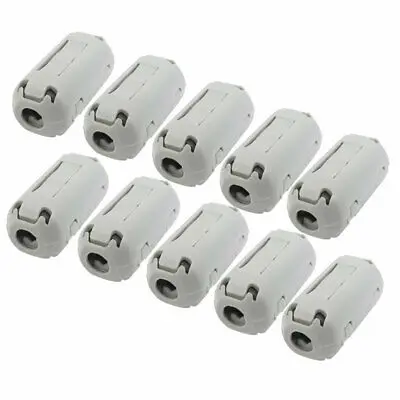 

UF35B Noise Filter Ferrite Clip for 5mm Diameter Audio Video Cable 10 Pcs