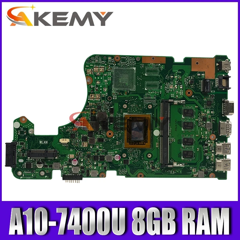 

Материнская плата Akemy для Asus X555Q, A555Q, X555QG, X555QA, x555bp, x555b, Laotop, материнская плата X555QA со стандартной памятью 8 ГБ ОЗУ