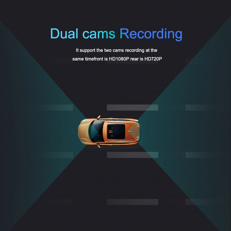 Автомобильная камера 4G с двойной камерой видеорегистратор функцией GPS-слежения и