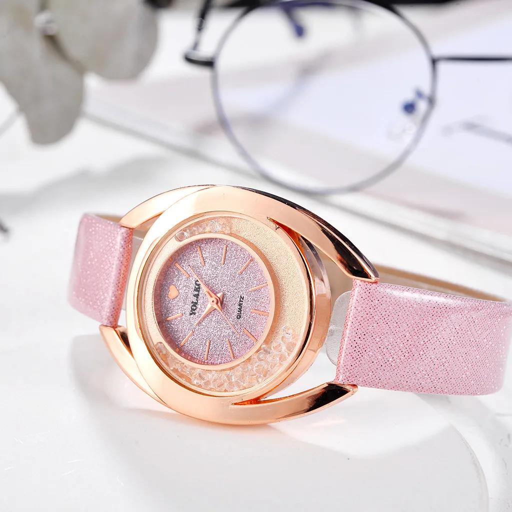 Женские часы-браслет высококачественные Стразы повседневные кварцевые часы с