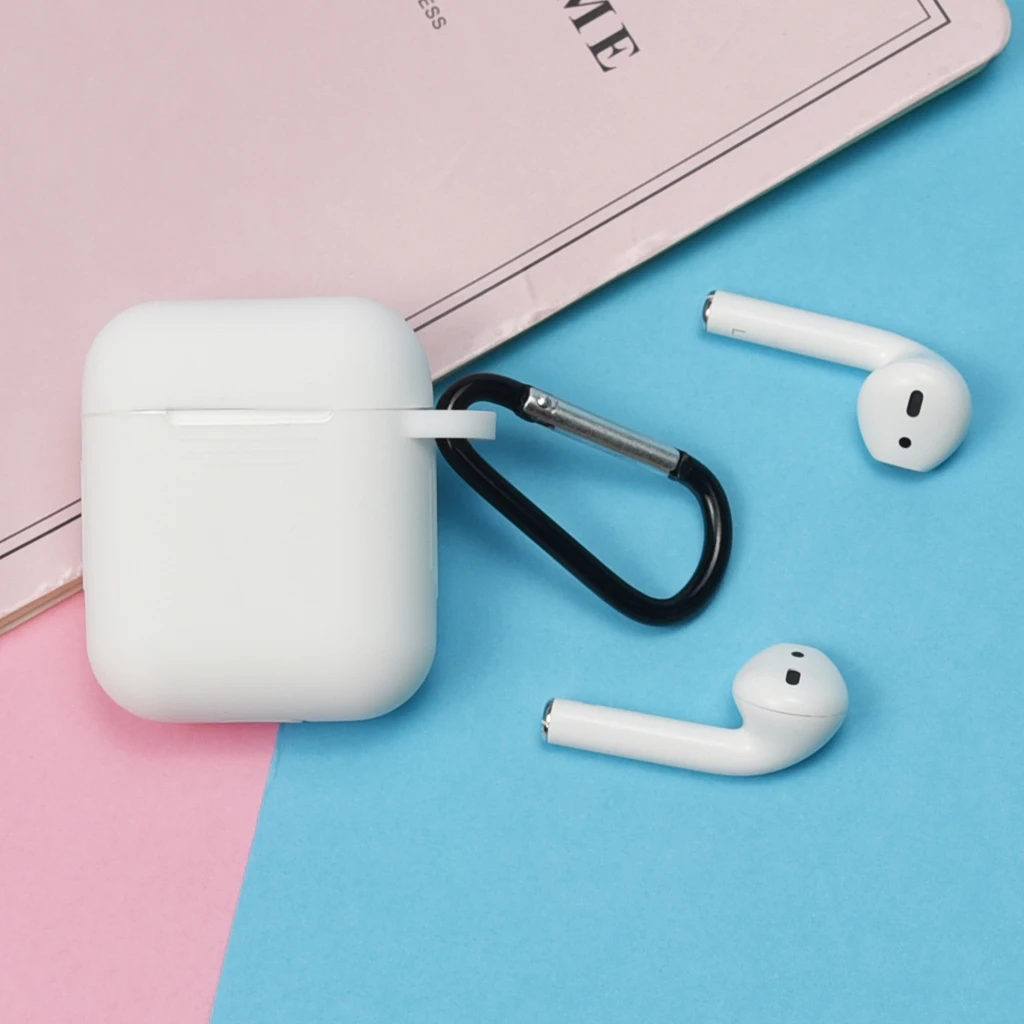 1 Мягкий силиконовый чехол для Apple Airpods противоударный чехол для AirPod 2 1 чехол s ультратонкий протектор чехол для наушников для Airpods - Цвет: 1