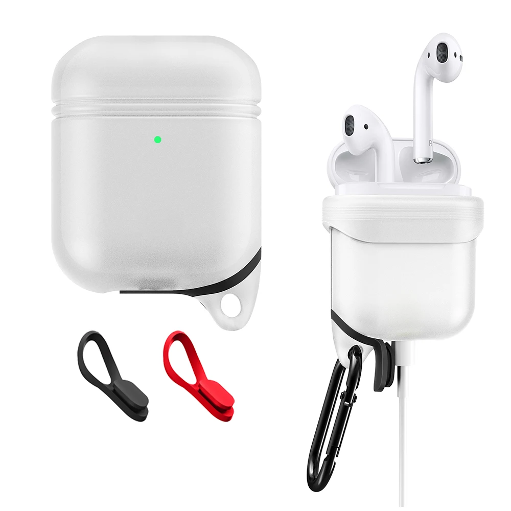 Мягкий силиконовый чехол для наушников Apple Airpods водонепроницаемый защитный s
