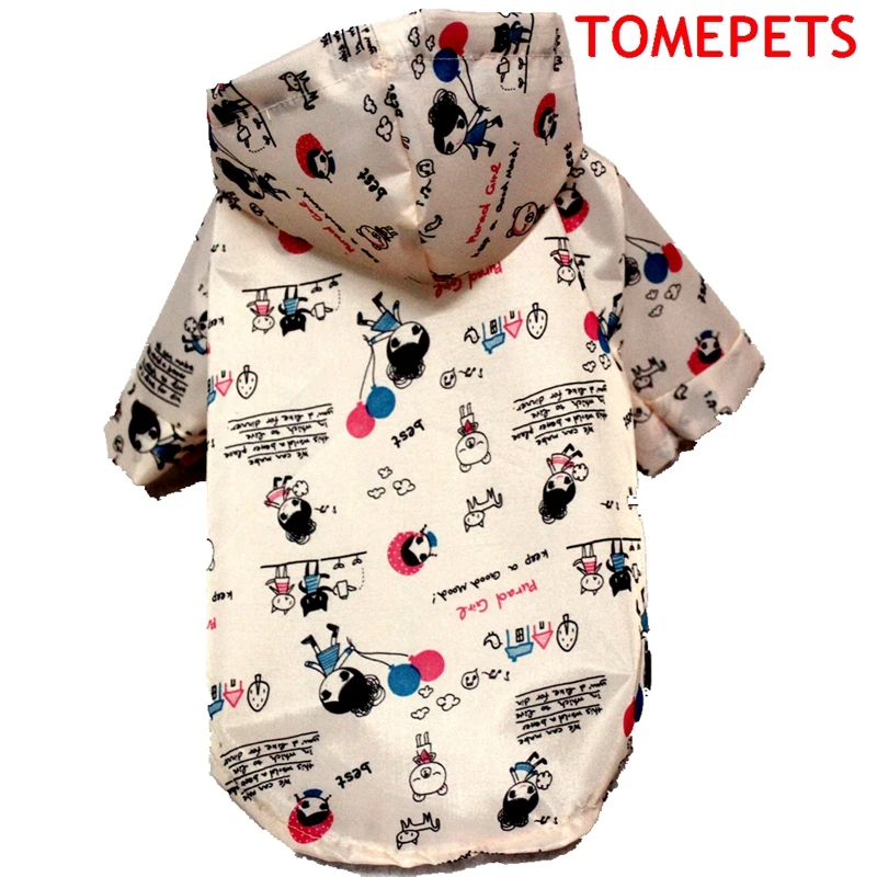 TOMEPETS водонепроницаемое пальто для собак куртка жилет дождевик одежда с милым