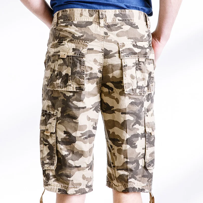 2020 Для мужчин военные шорты летние s камуфляжные армейские Шорты Cargo