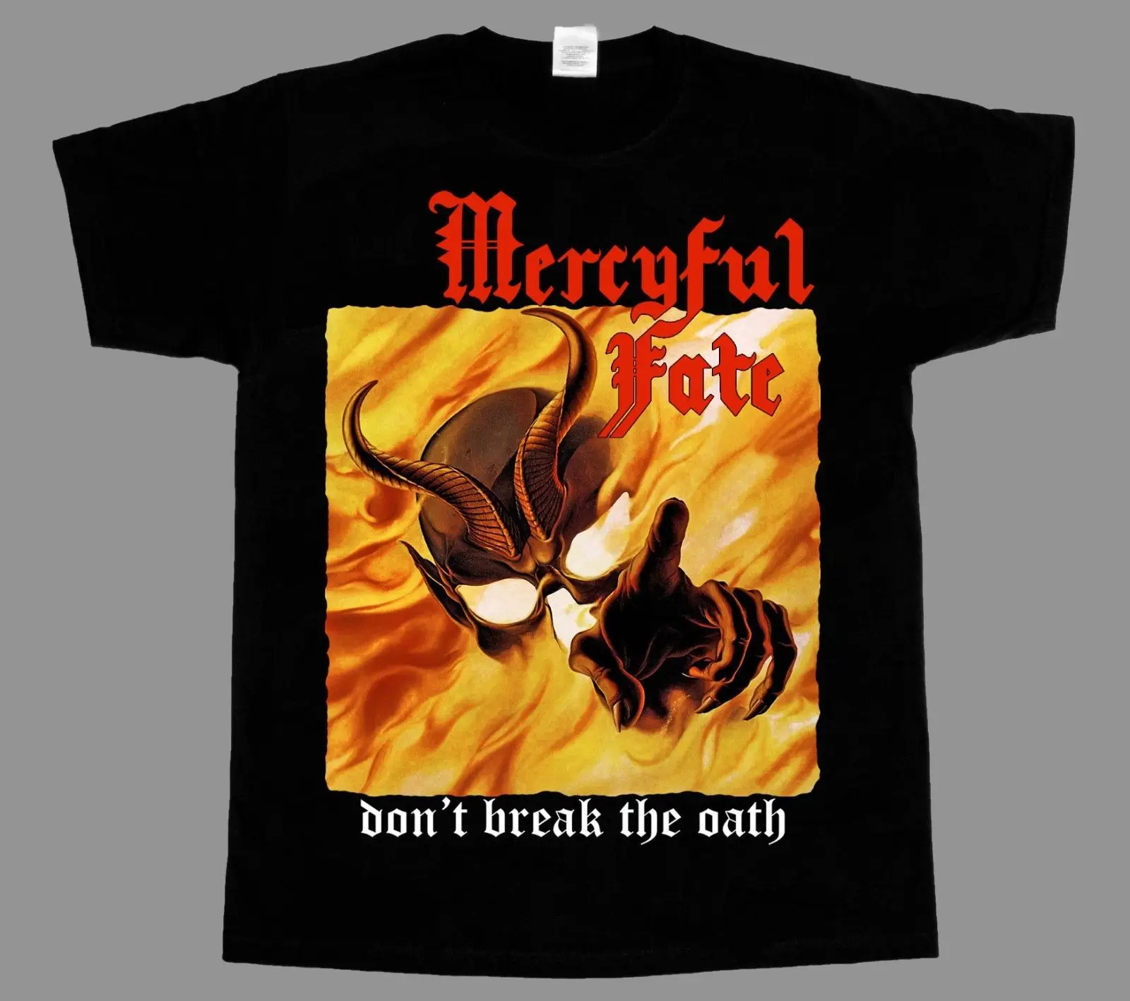 Новая Черная футболка Mercyful Fate't Break Oathྐ с коротким длинным рукавом|Мужские