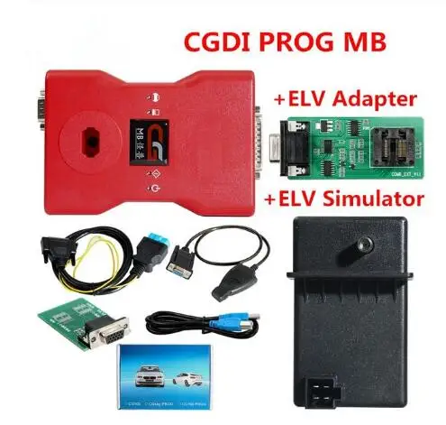 Инструмент для программирования ключей CGDI MB для Benz BGA, ключ-программист, Ник, калькулятор BGA, адаптер ELV, симулятор, адаптер переменного тока, тест EIS ELV - Название цвета: CGDI ELV ELV