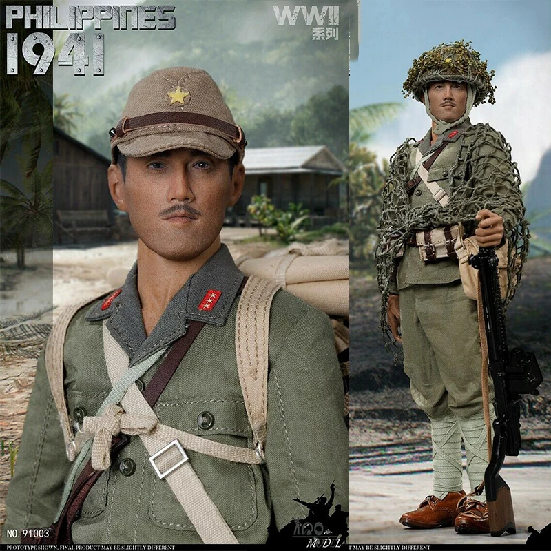 

1/6 WWII 1941 Male Solider Battle Of Philippines 91003 Full Set Action Figure