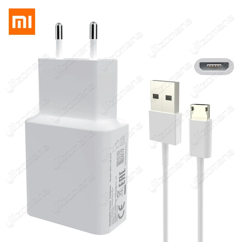 Xiaomi оригинальное зарядное устройство 5 В/2 а EU Type-C Micro USB кабель для передачи данных адаптер для зарядки для MI5 max 3S Redmi Note 3 4 pro 4X5 5S - Тип штекера: Charger Micro Cable