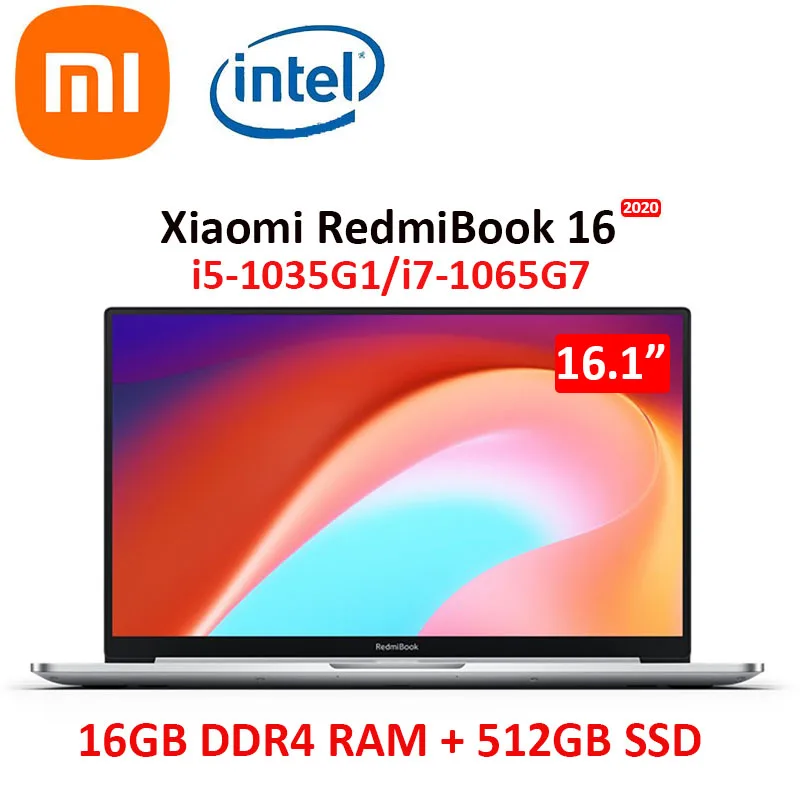 RedmiBook 16 новый ноутбук 2020 Xiaomi дюймов FHD экран mi|Ноутбуки| |