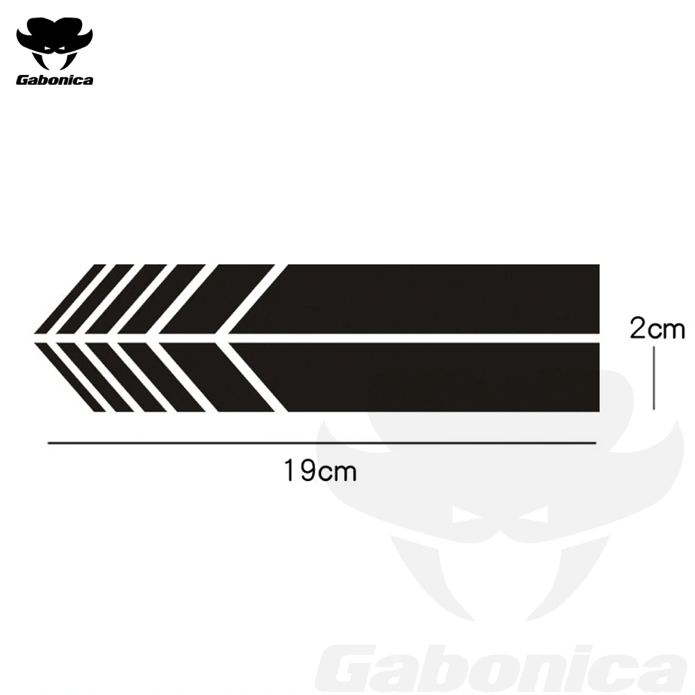 Полосатая наклейка для автомобиля декоративная на зеркало заднего вида тюнинга