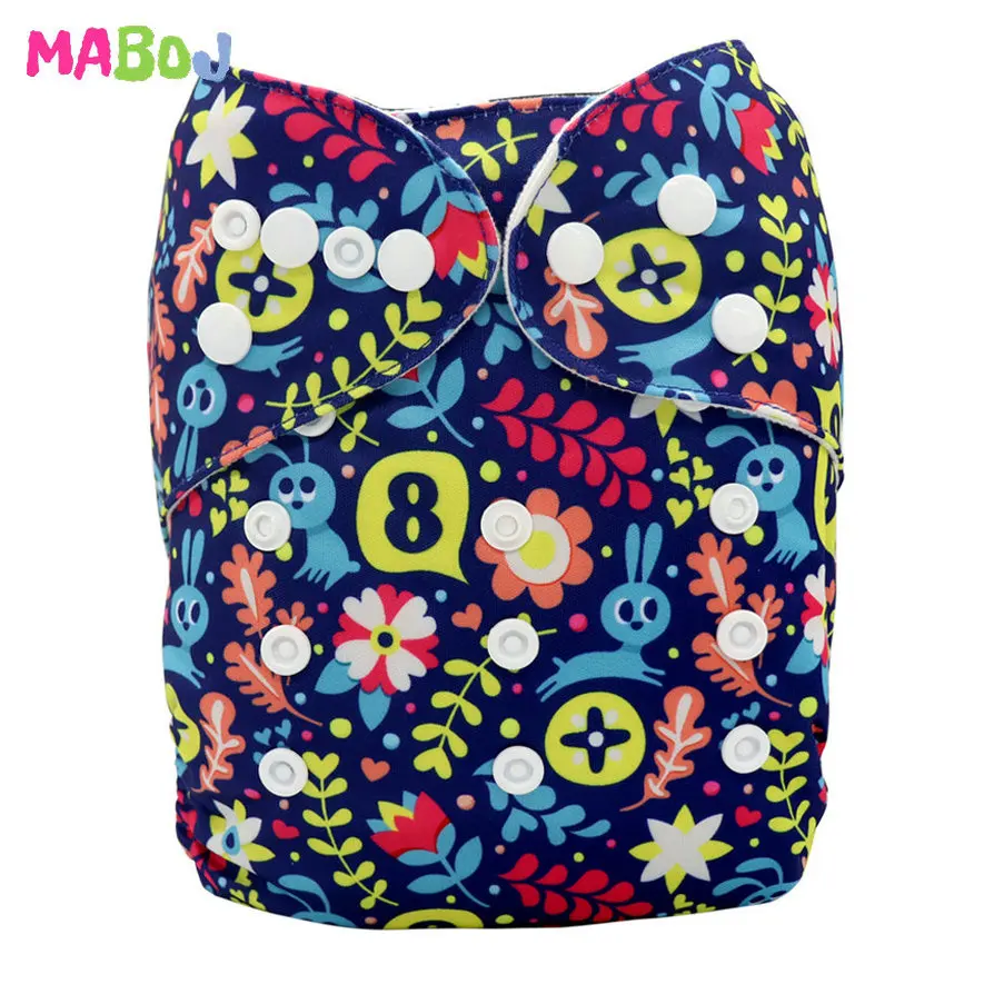 PD4-8-8 MABOJ тканевые подгузники для малышей, один размер, многоразовые, для девочек и мальчиков, подарочный набор,, Прямая поставка, тканевые подгузник с карманом, тканевые подгузники - Цвет: PD4-8-8