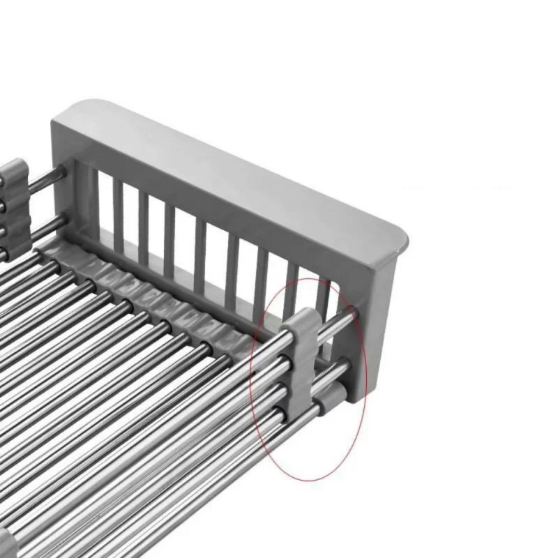 Регулируемая сливная корзина из нержавеющей стали сковорода для раковины