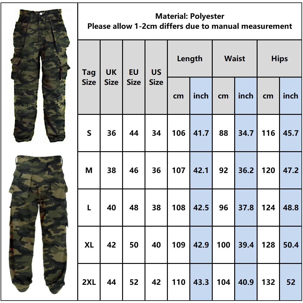 

Military Style Cargo Pants for Male Casual Multi-Pockets Summer Fashion Hip Hop Men Outdoor Hiking Trekking Sweatpants D30