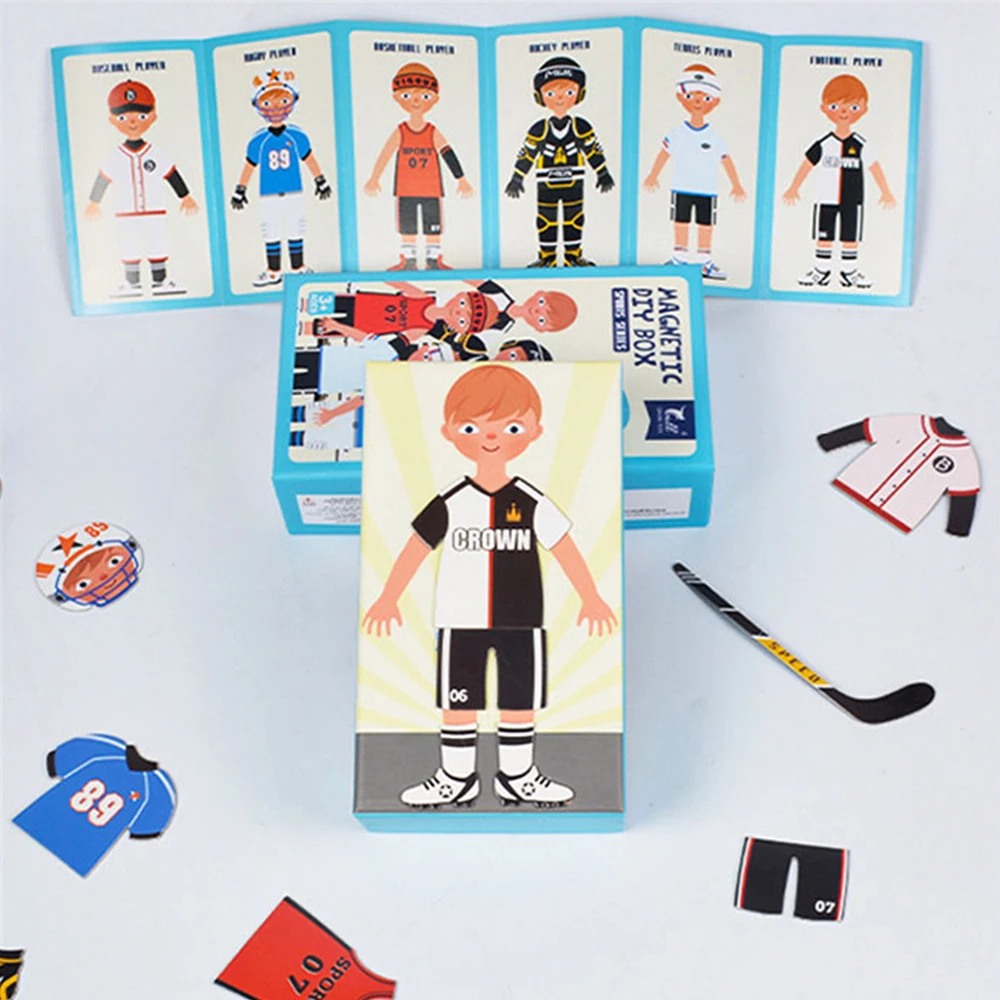 Детские Магнитные Головоломки для когнитивного развития человеческого тела