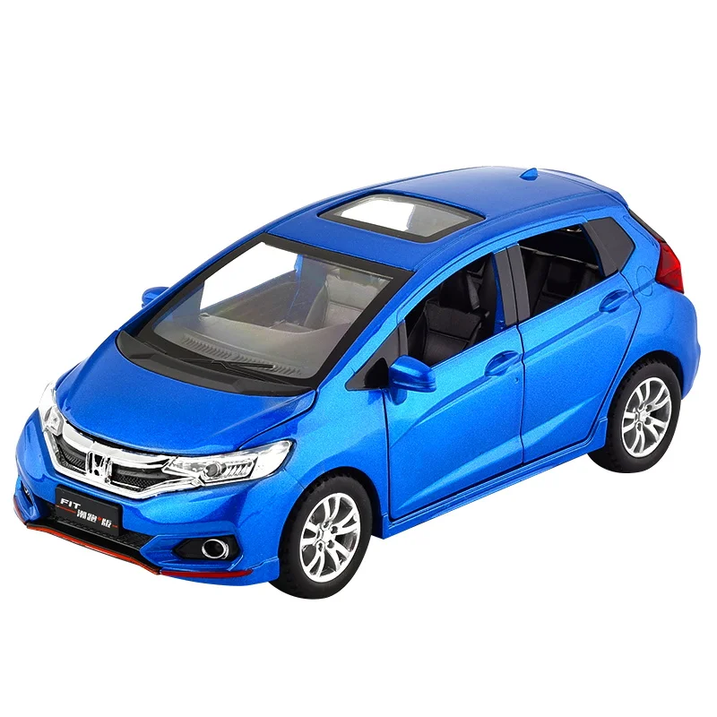 Горячая Распродажа 4 цвета 1:32 Honda Fit металлический сплав модель автомобиля