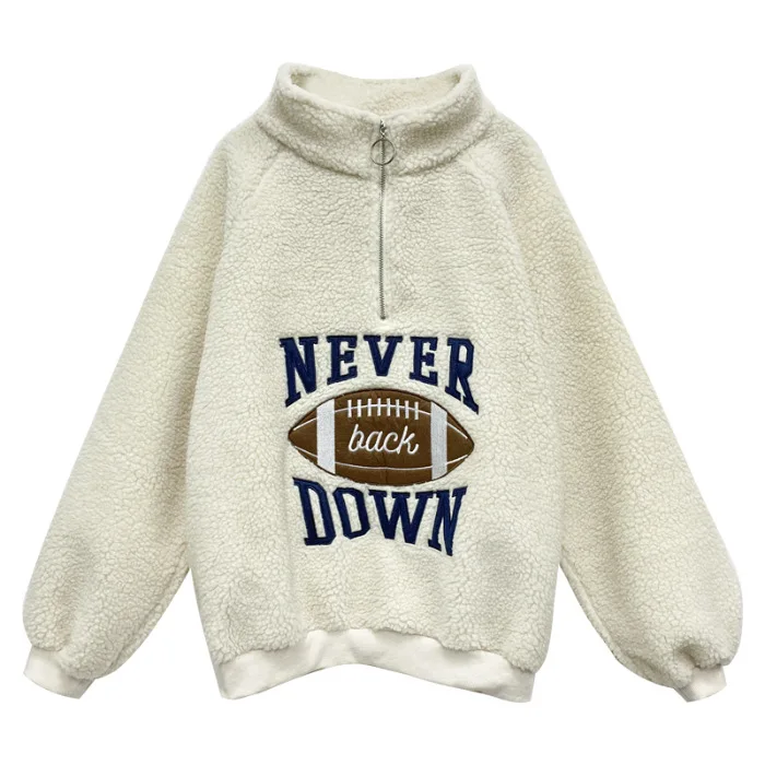 

Lamb Wool Turtleneck Sweater Imitation Women Plus Cashmere Autumn and Winter New Korean Loose Japanese Long-sleeved Jacket