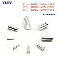 copper tube bare cord end terminals electrical crimp naked wire connector en0308en4012 cable ferrules 24 12awg 0 34mm2
