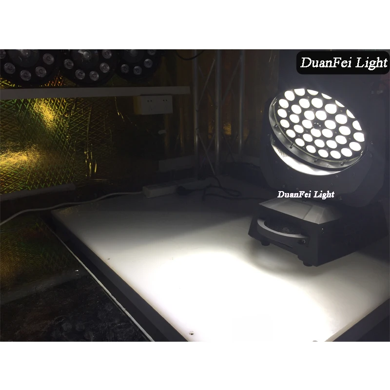 (8 шт./лот + Flightcase) ZOOM Light Lyre Led Wash DMX 512 движущаяся головка 36x10w | Лампы и освещение