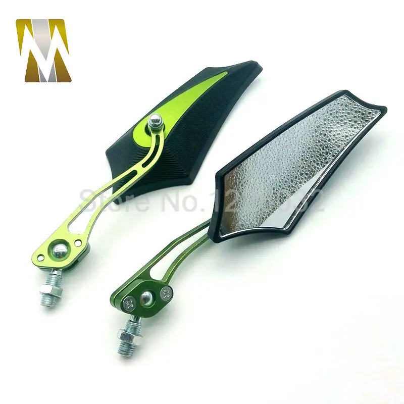 6 видов цветов складные зеркала заднего вида для мотоцикла с винтом 8 мм 10 Suzuki Kawasaki