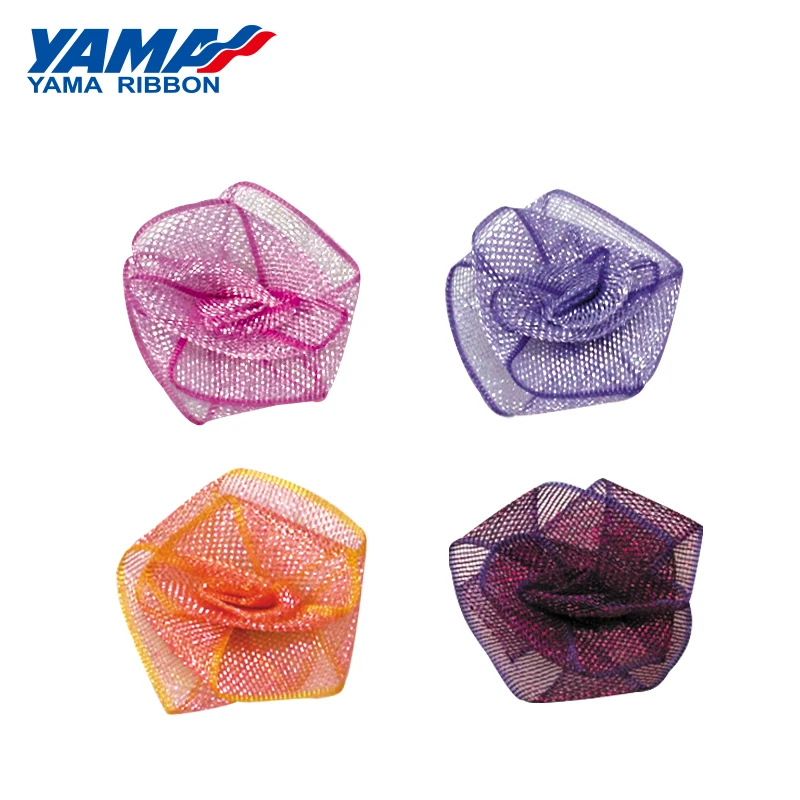 YAMA розы Диаметр 15mm±2mm 200 шт./пакет лента из органзы для Платье девочек Одежда DIY