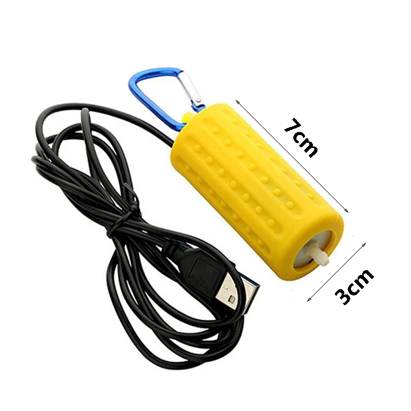 Мини USB кислородный воздушный насос Портативный тихий аквариум аквариумный