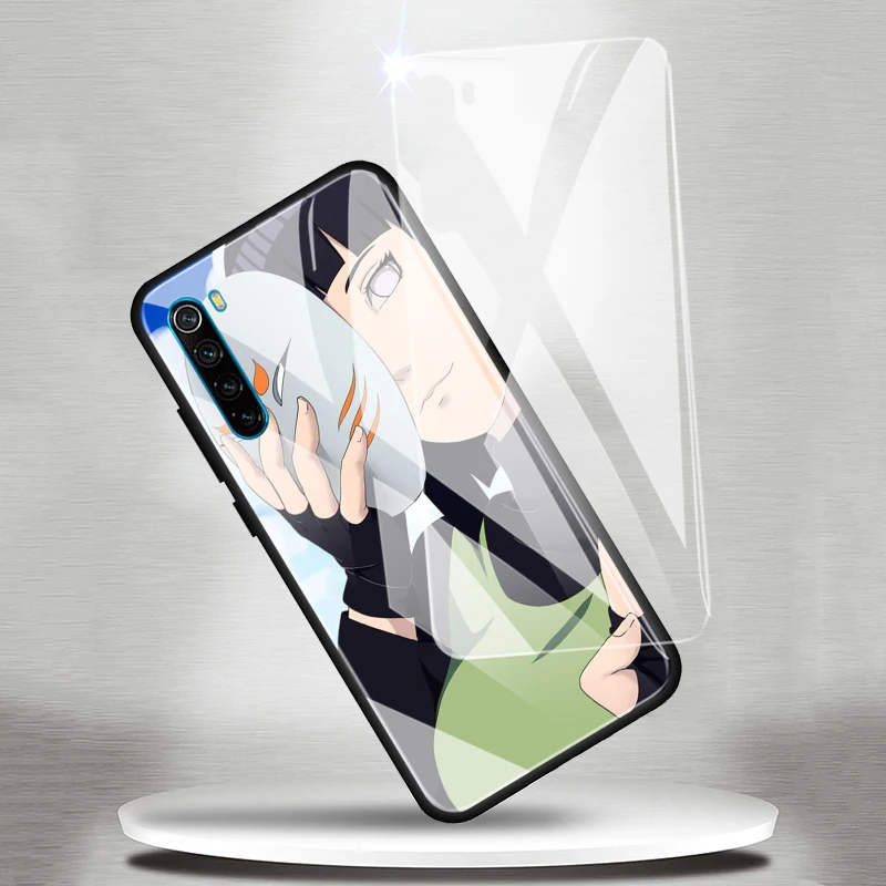 

Phone Case for Xiaomi Redmi Note 9S 8T 7 8 Pro 9 Pro 9A 9C 9i 8A K20 K30 Pro Tempered Glass Cover Shell Anime Naruto