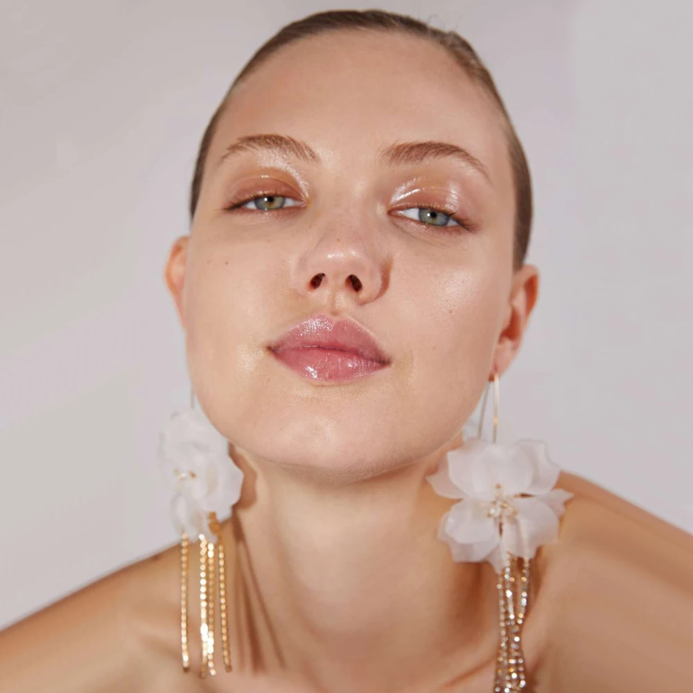 Flatfoosie ZA хрустальные серьги Новые ручной работы Boho имитация жемчуга Эффектные серьги для женщин Свадебные подарки Bijoux