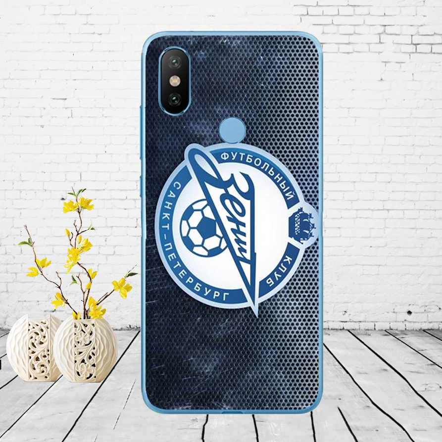 264DD zenit st petersburg02 Мягкий силиконовый чехол для Xiao mi Red mi 6 6a mi 8 a2 lite note 5 6 pro 7 Case