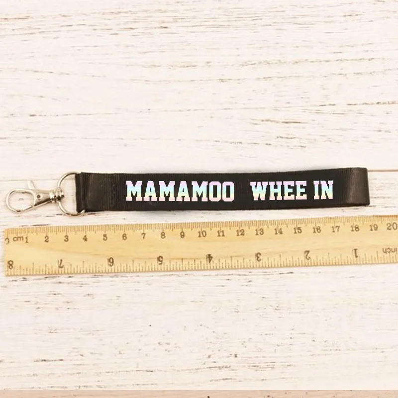 Горячая MAMAMOO цепочка для ключей членов именной ярлык брелок вентиляторы