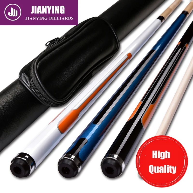 

Original Jianying PA 45-47 Pool Cue 11.75mm Tip Fiber Ferrule 3 Colors Options Hard Maple Cue Stick Professional Billiard cue