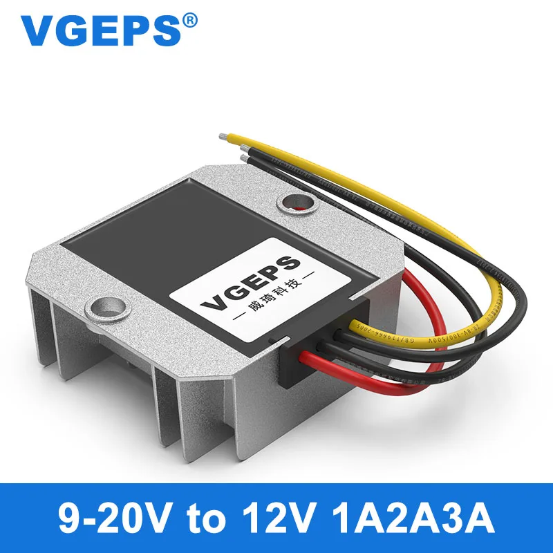 

9-20V to 12V DC power converter 12V to 12V automotive buck-boost power supply DC-DC transformer