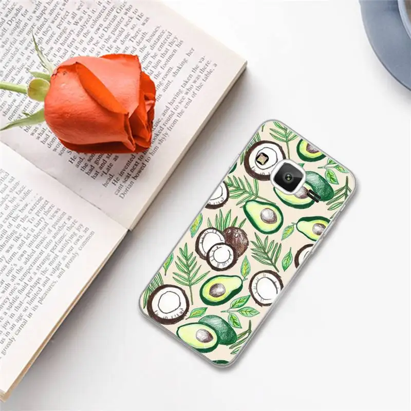 

coconut fruit cartoon painting Phone Case For Samsung Galaxy J2 J4 J5 J6 J7 J8 2016 2017 2018 Prime Pro plus Neo duo Coque