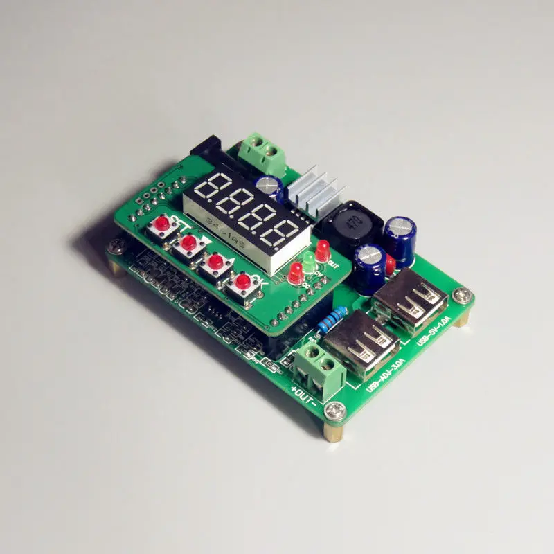 90W NC программируемый Питание модуль DC понижающий преобразователь 5V ~ 40V до 0 36V 3A 12v