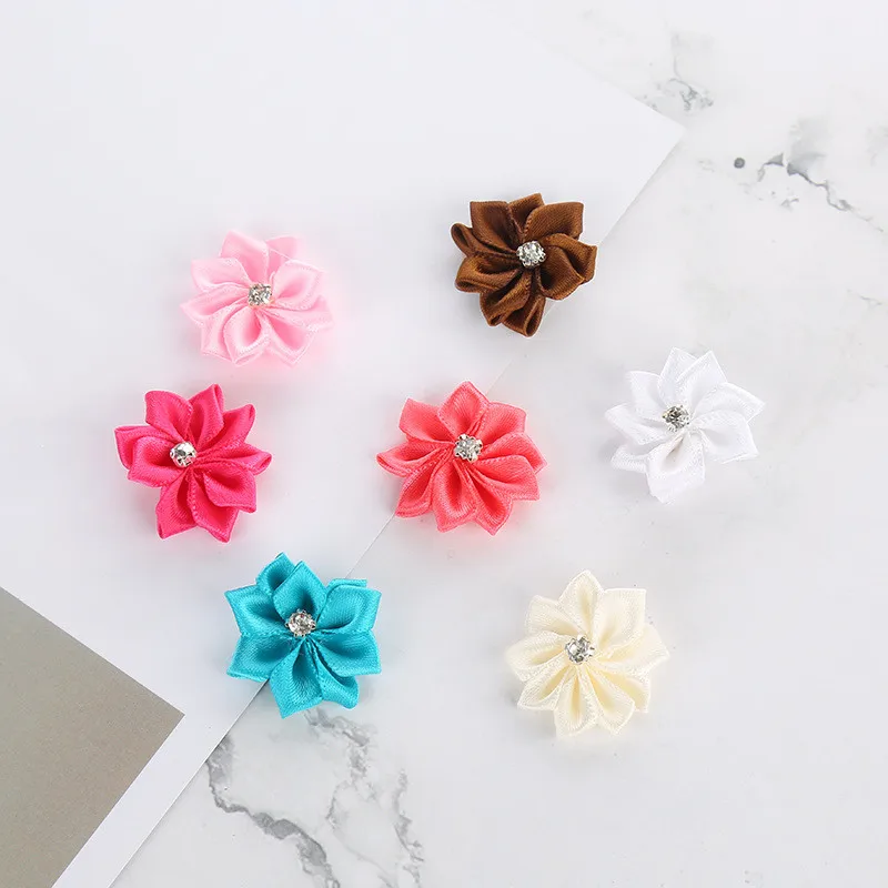 10 шт./упак. 3 см Цвет лента с букетом на свадьбе швейная Костюмы отделочные