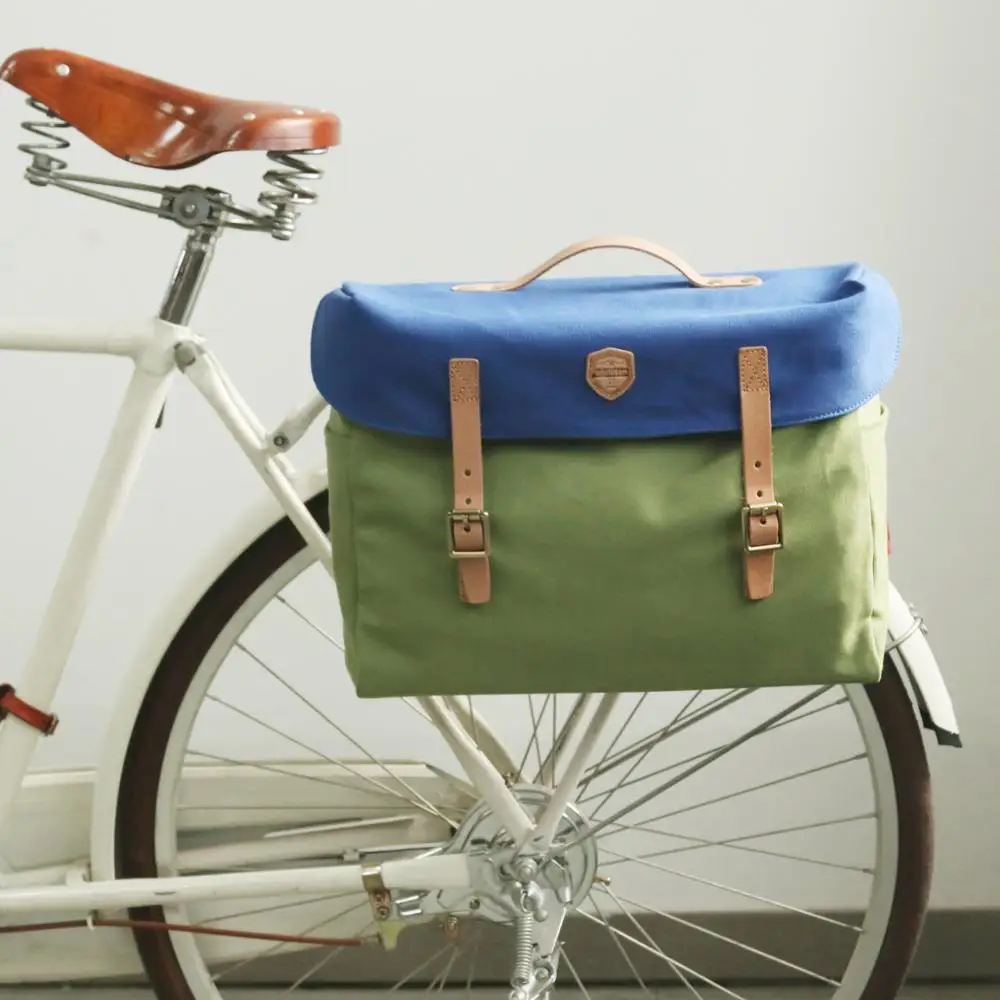 Сумка Tourbon на заднее сиденье велосипеда в стиле ретро сумка велосипед