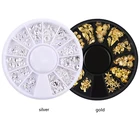 Металлические гвоздики в морском стиле, 1 коробка12 ячеек